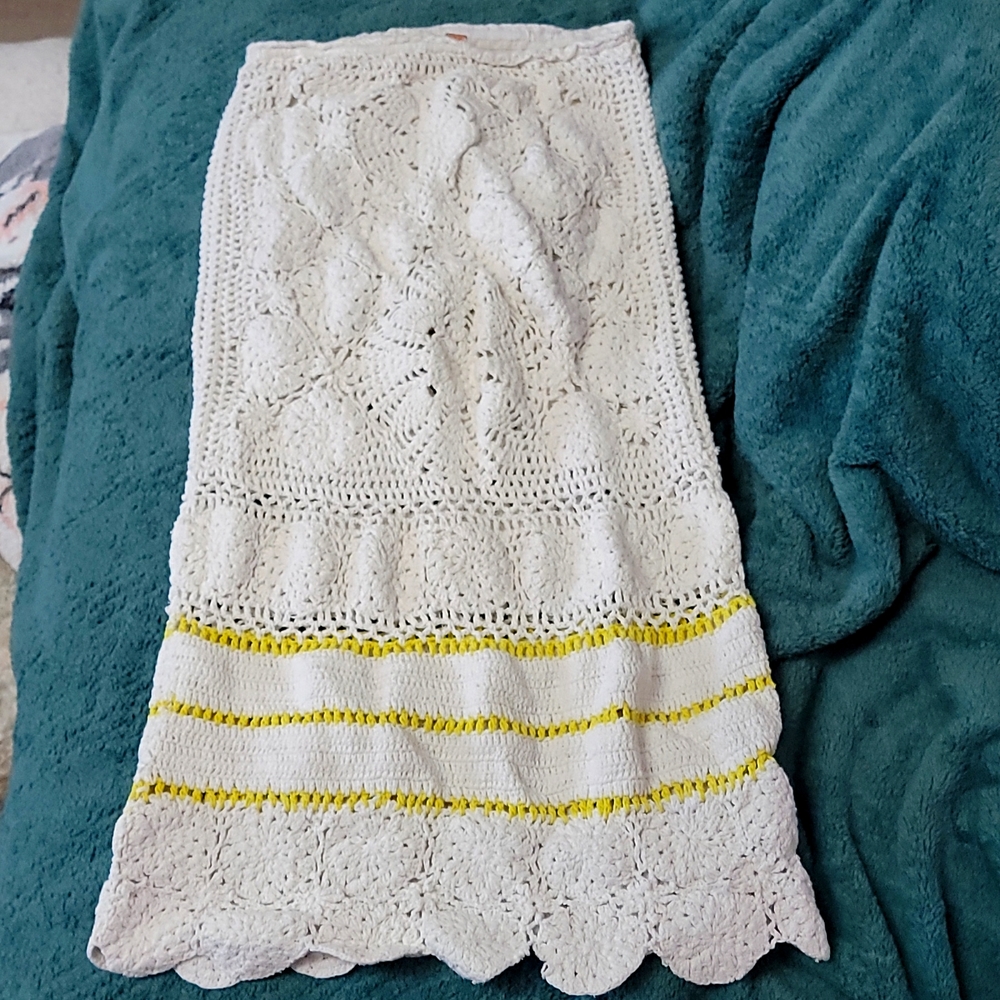 Free people crochet skirt midi maxi skirt size s